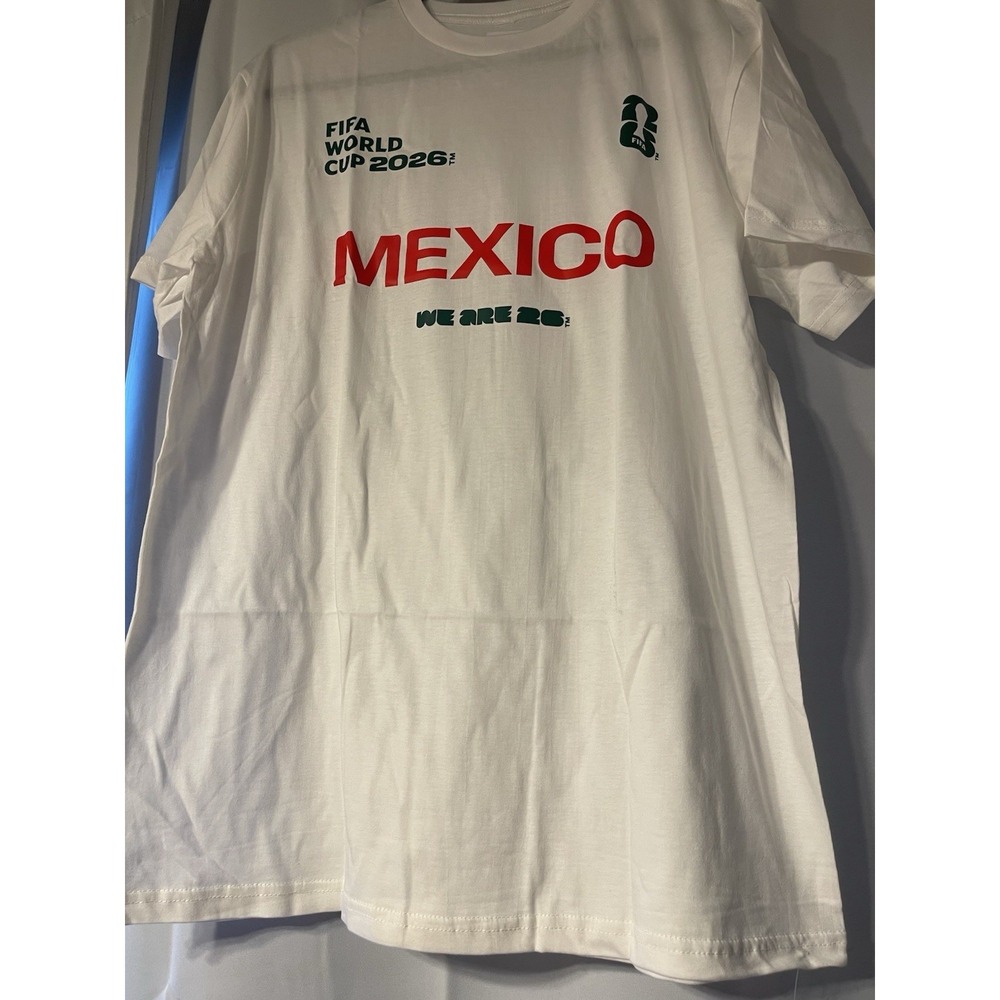 Mexico FIFA World Cup 2026 Soccer Shirt White Officially Licensed Adult XL